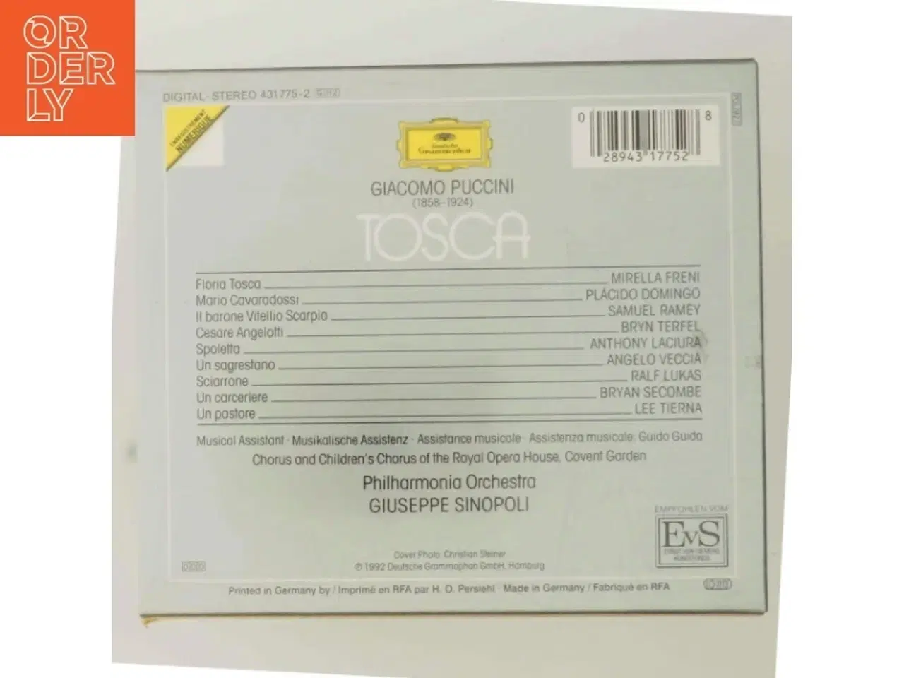 Billede 5 - Puccini: Tosca med Mirella Freni (DVD)