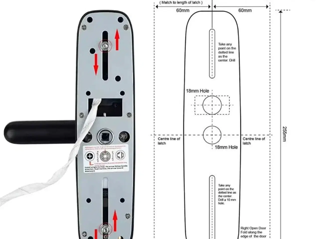 Billede 2 - 2 stk. Smart Lock Fortress ZC08