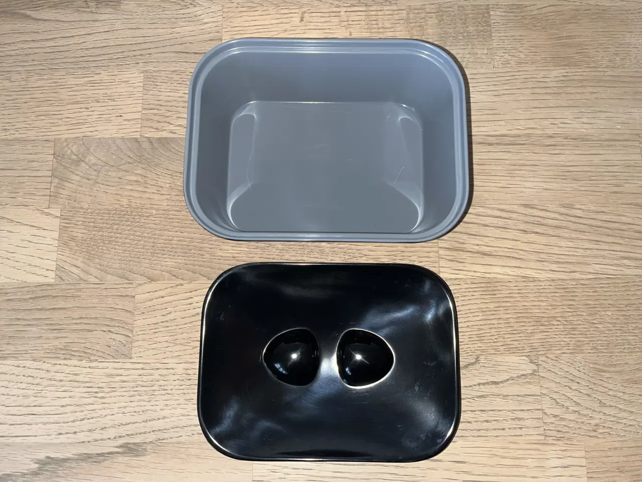 Billede 3 - Stelton smørboks - sort og grå