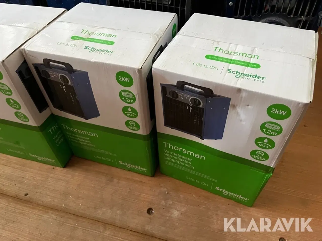 Billede 3 - Varmeblæsere Thorsman IFH01-20B - 19 styk
