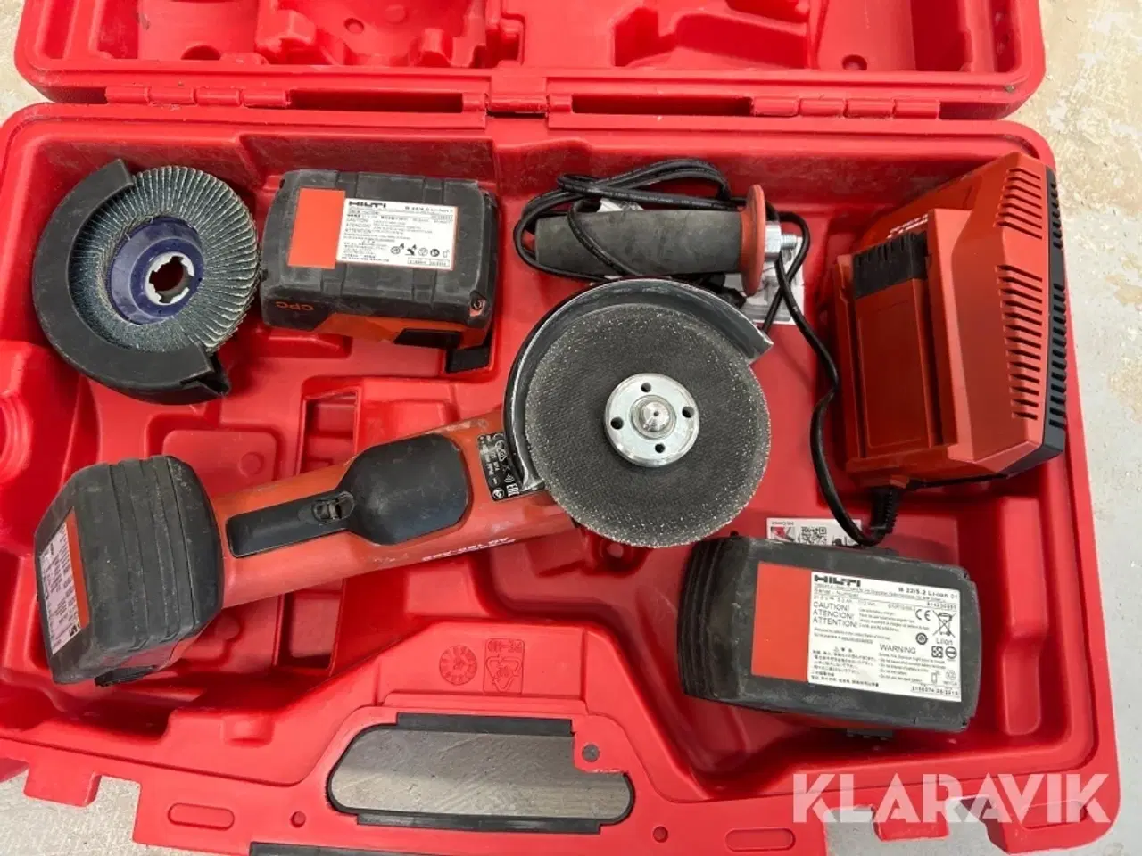 Billede 2 - Akku Vinkelsliber Hilti AG125