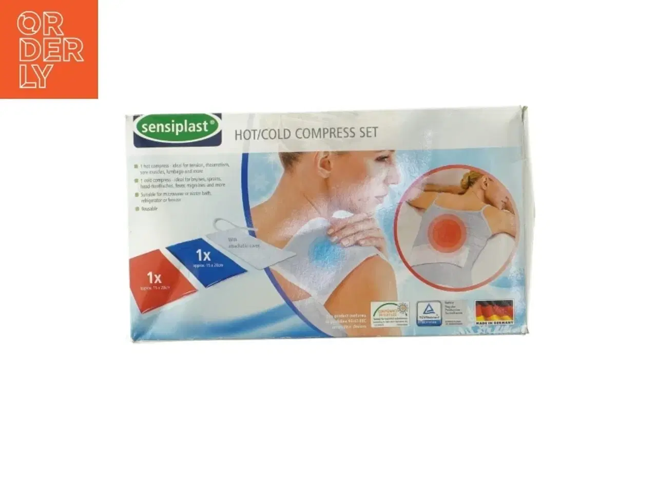 Billede 2 - Sensiplast varme/kolde kompres fra Sensiplast (str. 15x28 cm)