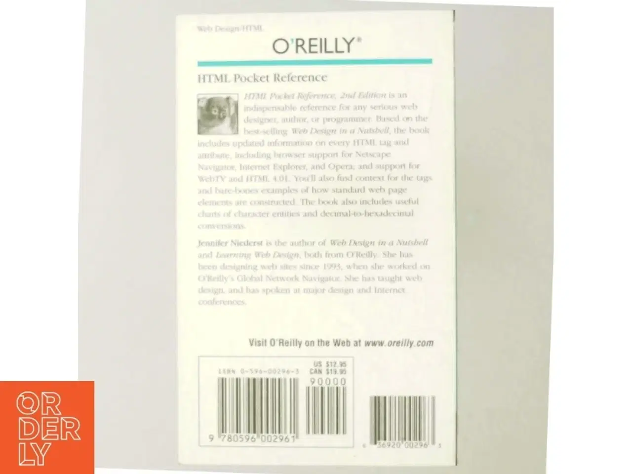 Billede 3 - HTML Pocket Reference af Jennifer Niederst Robbins, Jennifer Niederst (Bog)