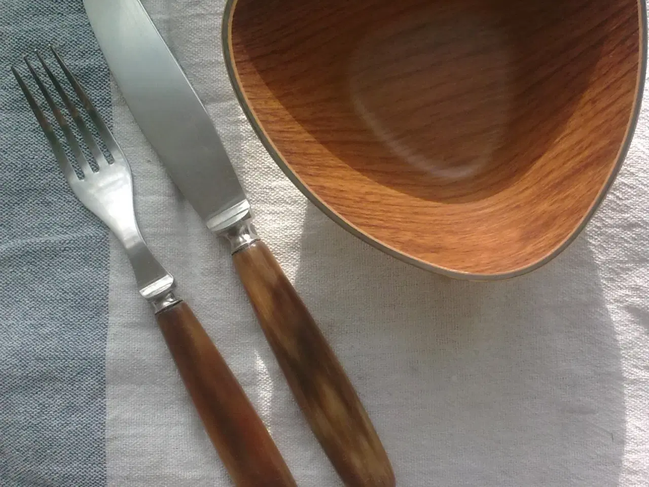 Billede 9 - Evelin slikskål imiteret træ MINI snack