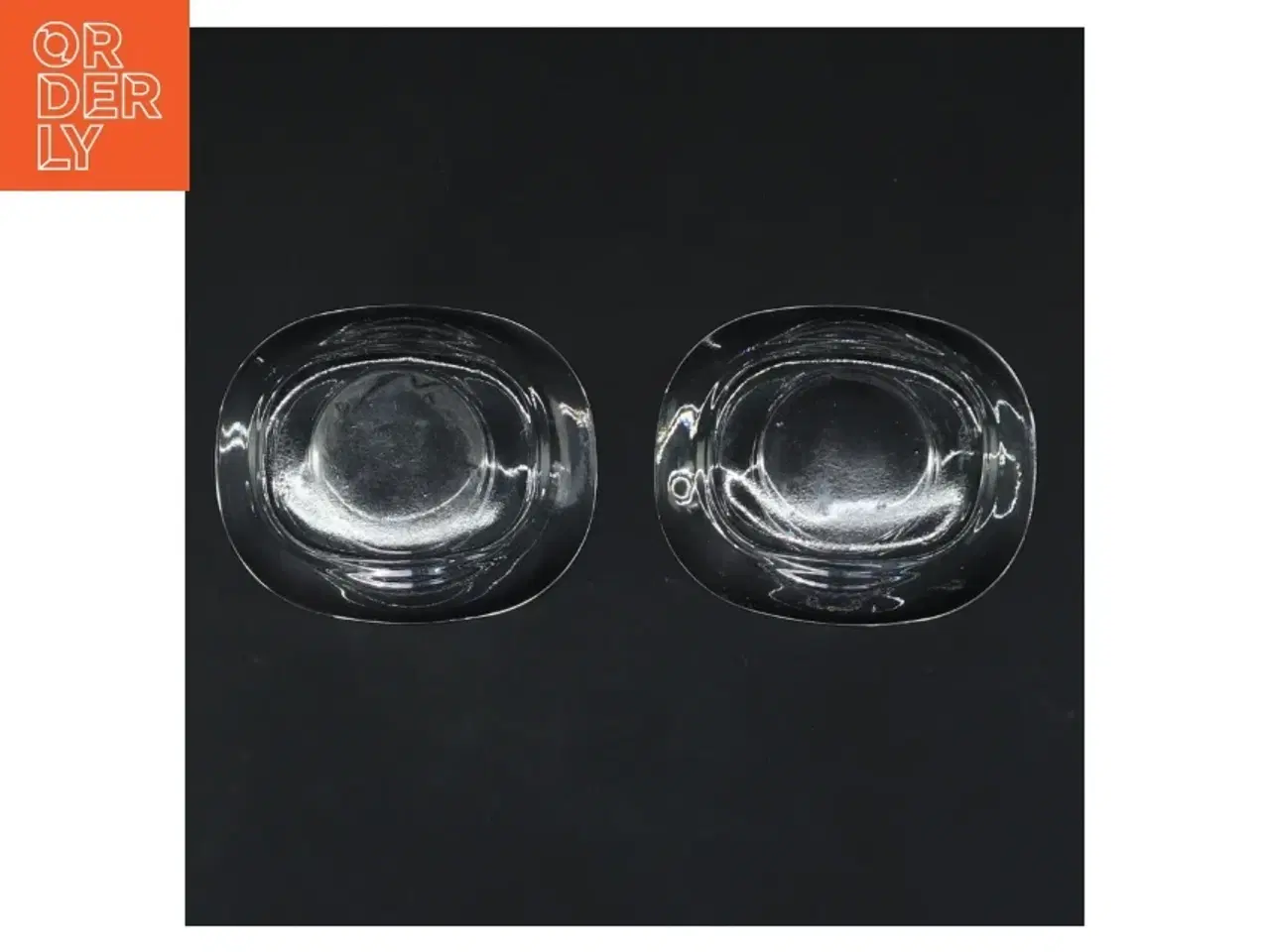 Billede 3 - Sæt af glaslysestager (str. 9x7,5 cm)