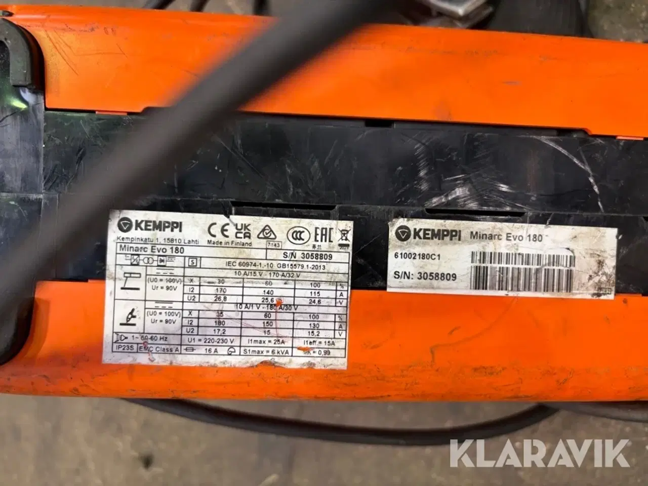 Billede 7 - Svejsemaskine KEMPI Minarc Evo 180