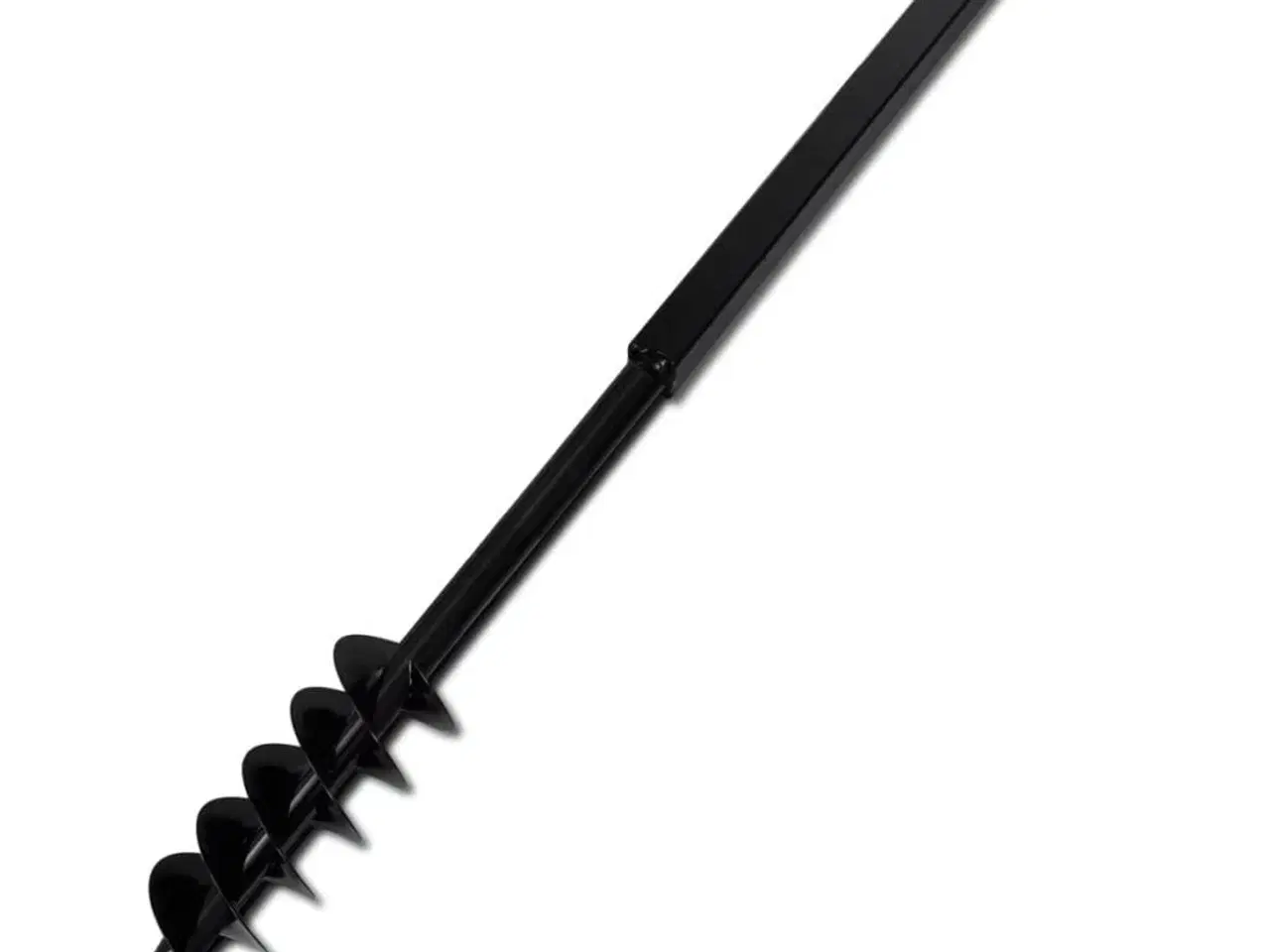 Billede 5 - Jordbor med håndtag på 80 mm med forlængerrør 5 m stål