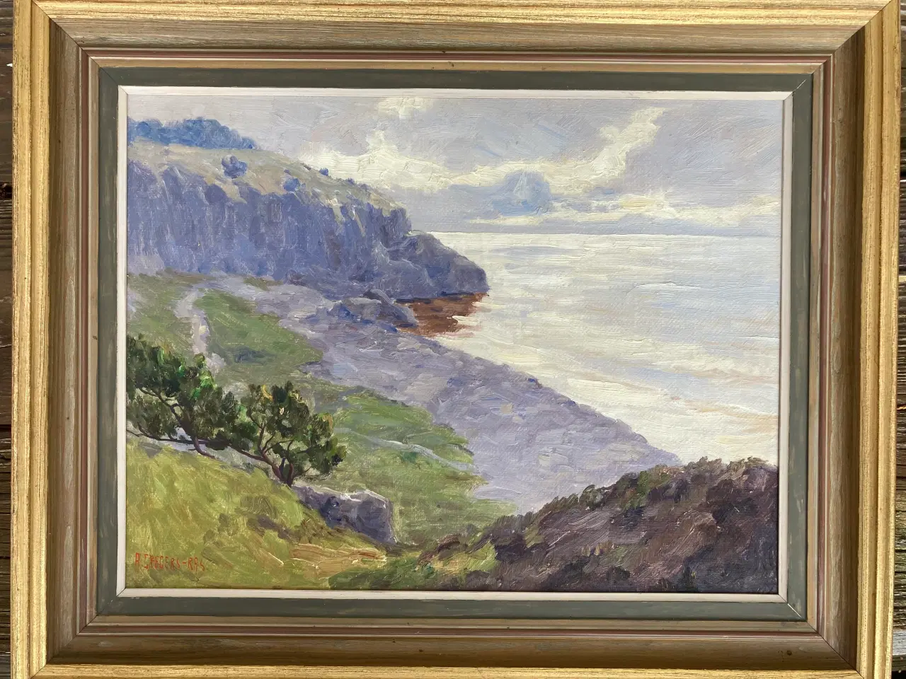 Billede 3 - Alfred Gregers-Rasmussen, maleri, Bornholm