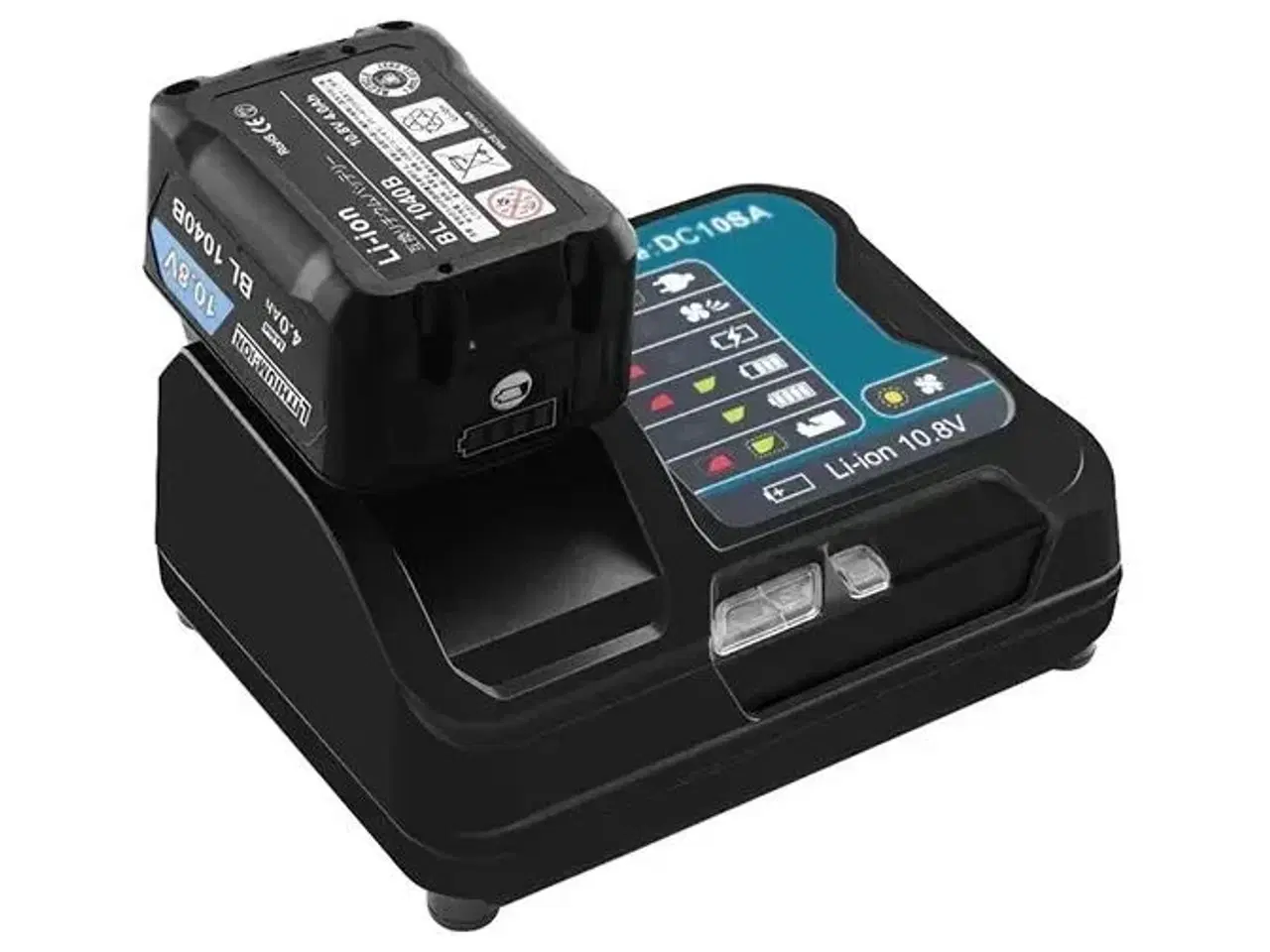 Billede 4 - Batterioplader til Makita 10,8–12 V – kompatibel med DC10SA
