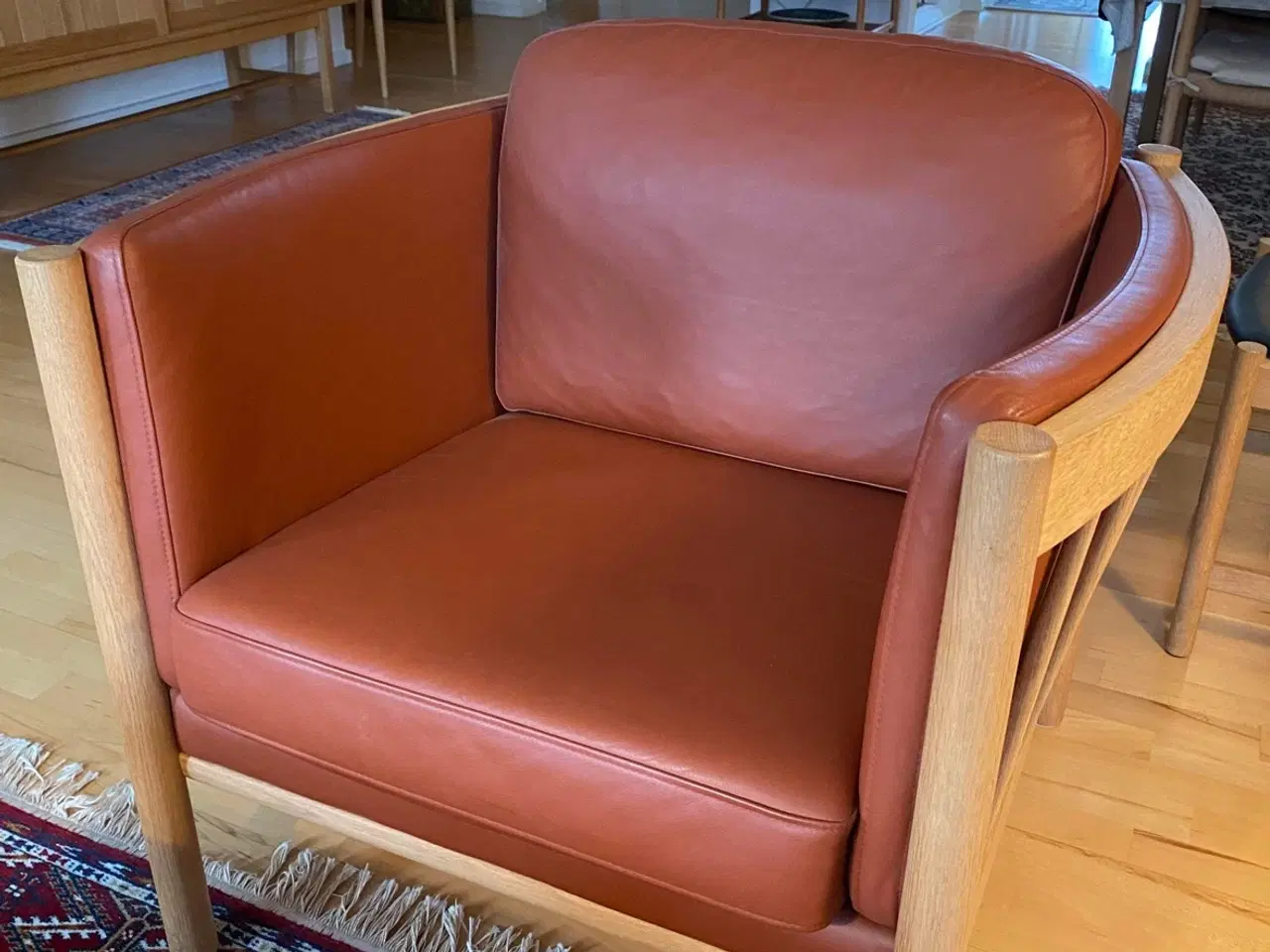 Billede 6 - Flot læder sofa og stol