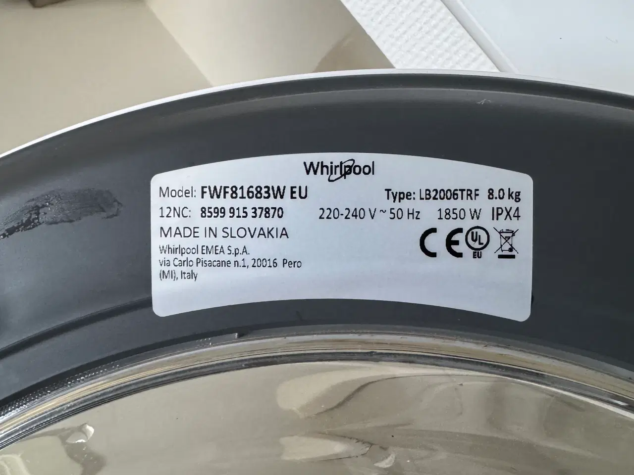 Billede 4 - Vaskemaskine fra whirlpool