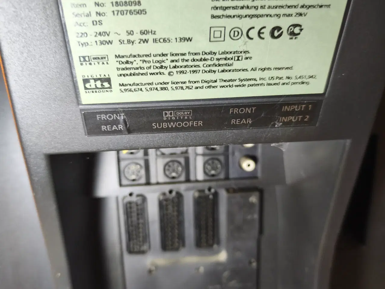 Billede 2 - Lækkert konsol tv