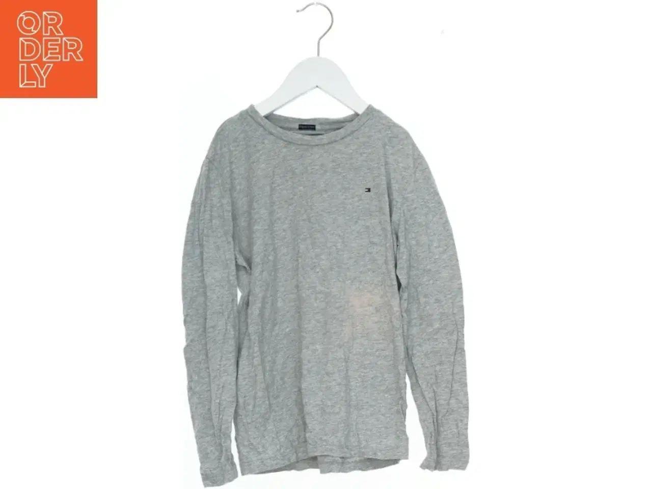 Billede 1 - Langærmet grå T-shirt fra Tommy Hilfiger (str. 140)