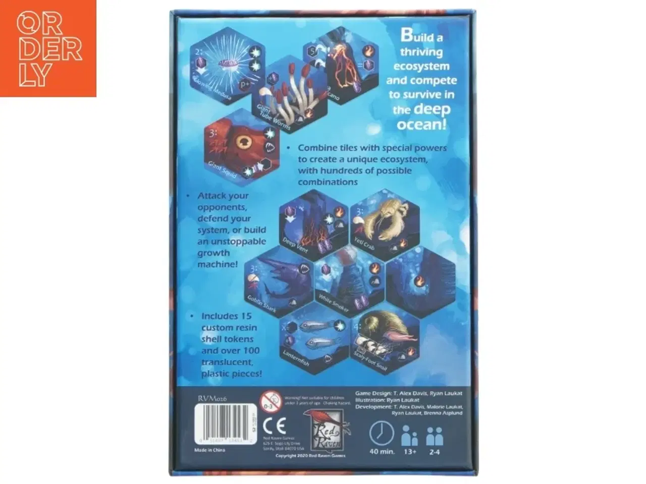 Billede 2 - Deep Vents brætspil fra Red Raven Games (str. 23x15 cm)