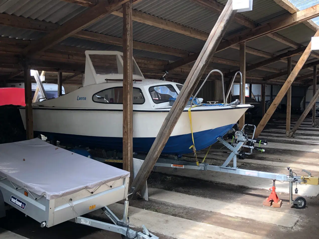 Billede 8 - 16 fod med kabine, 30 Hk motor og trailer