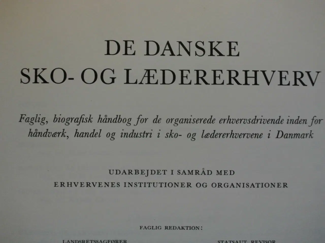 Billede 3 - de danske sko- og lædererhverv 1-2, red. af jørgen