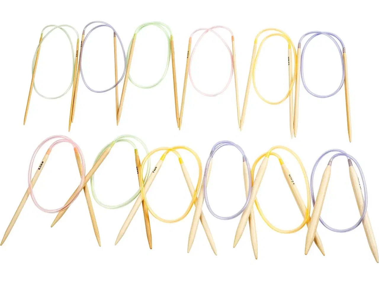 Billede 1 - Rundpind, L: 60-80 cm, str. 3-10 mm, 12stk./ 1 pk.