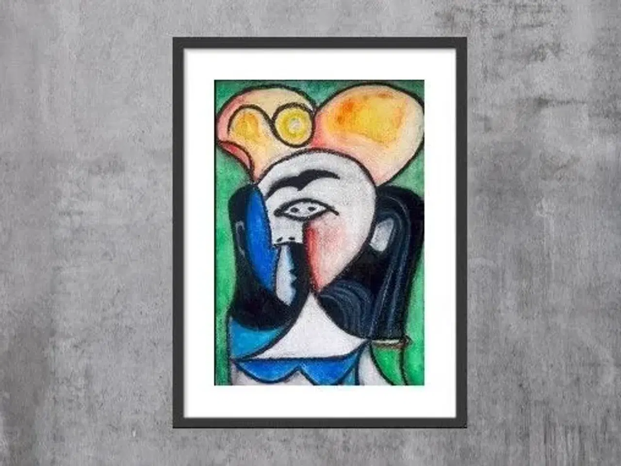 Billede 20 - Forskellige akvareller, Picasso interpretationer