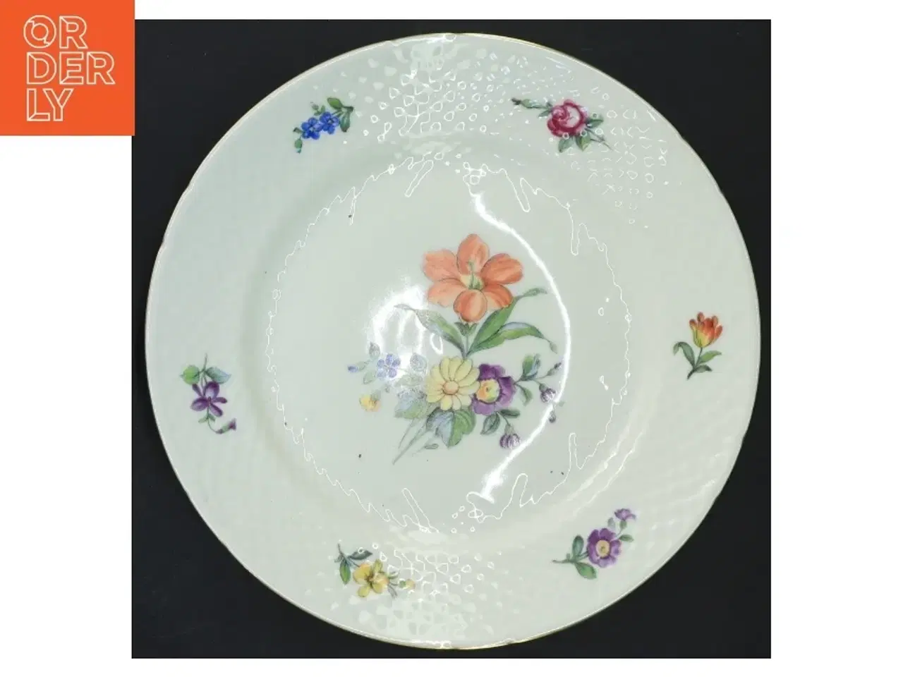 Billede 1 - B&G Saksisk blomst tallerken (str. Ø 21 cm)