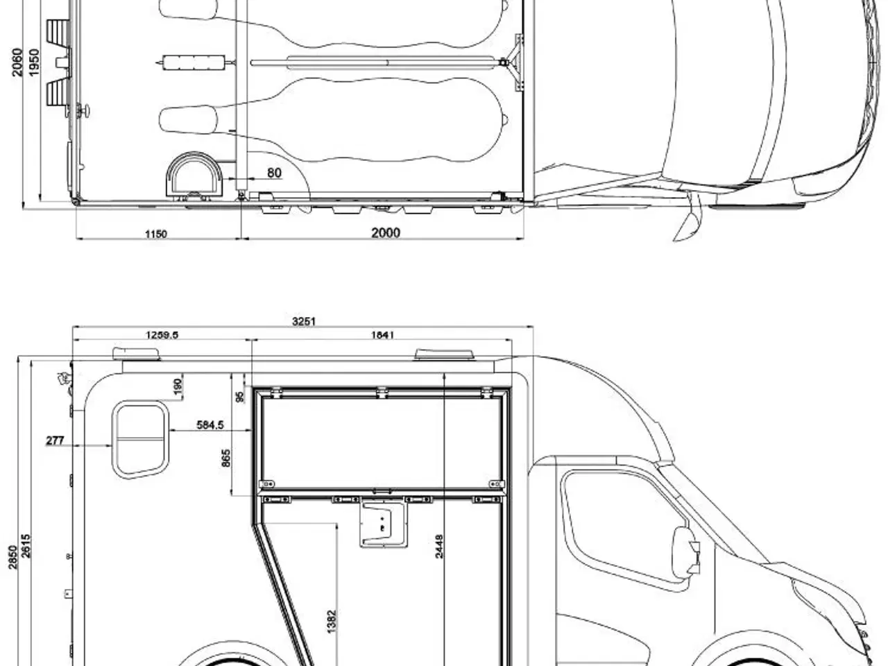 Billede 13 - Corso 2-Hestes Renault Master Hvid