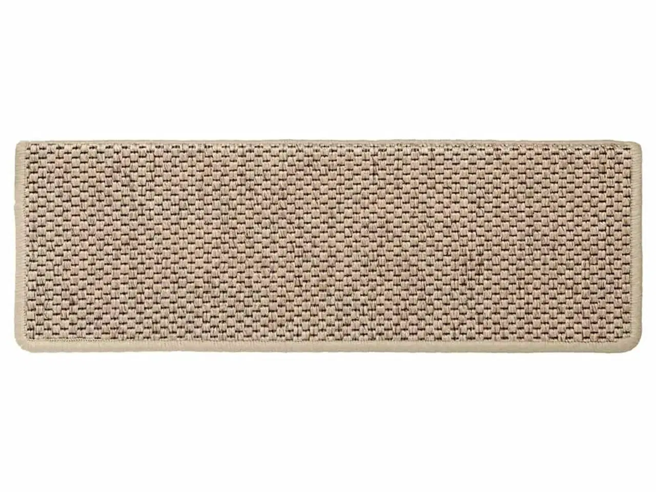 Billede 4 - Selvklæbende trappemåtter 15stk. 65x21x4cm sisal-look sandfarve
