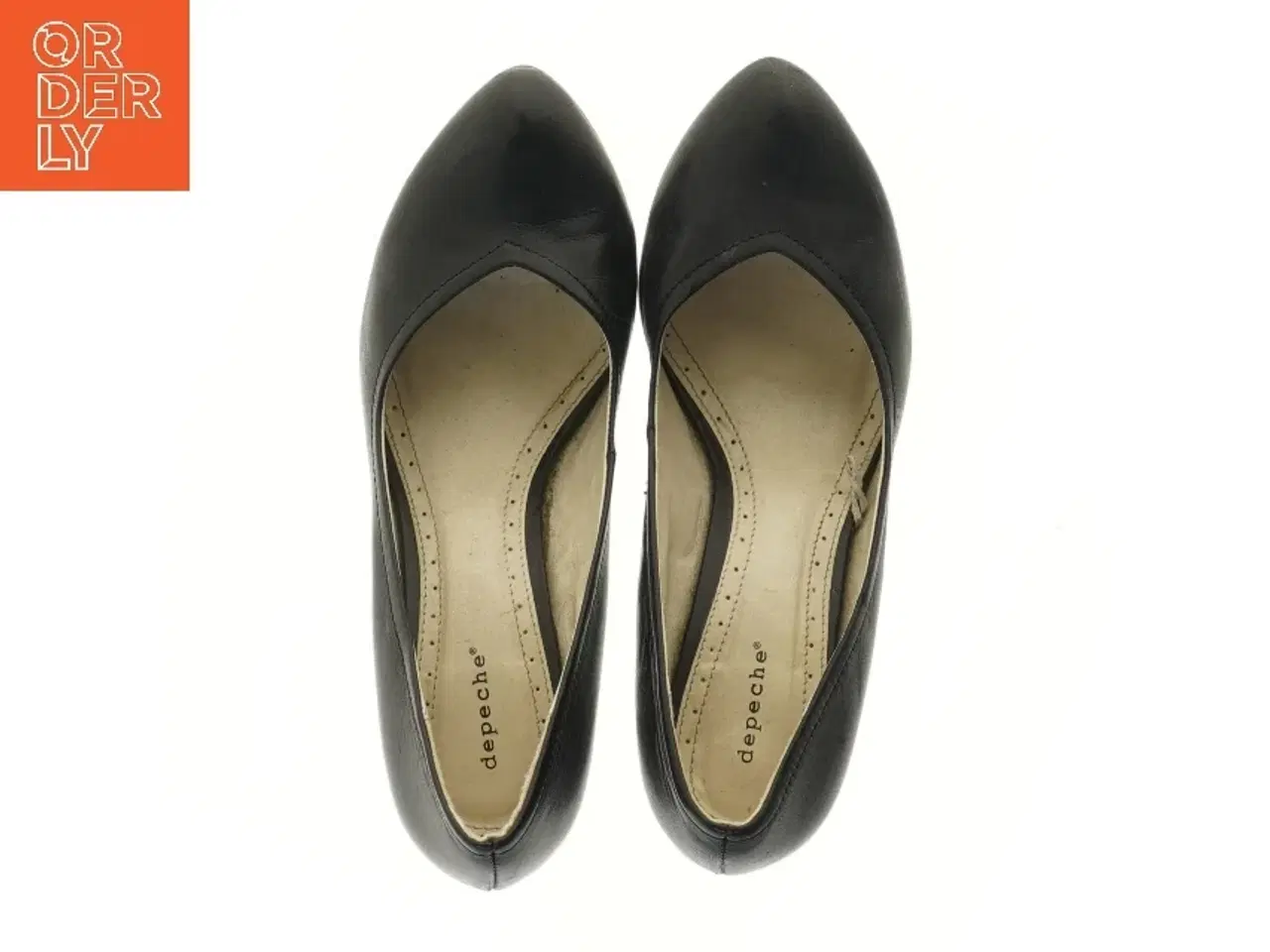 Billede 2 - Sorte depeche pumps fra depeche (str. 38 )