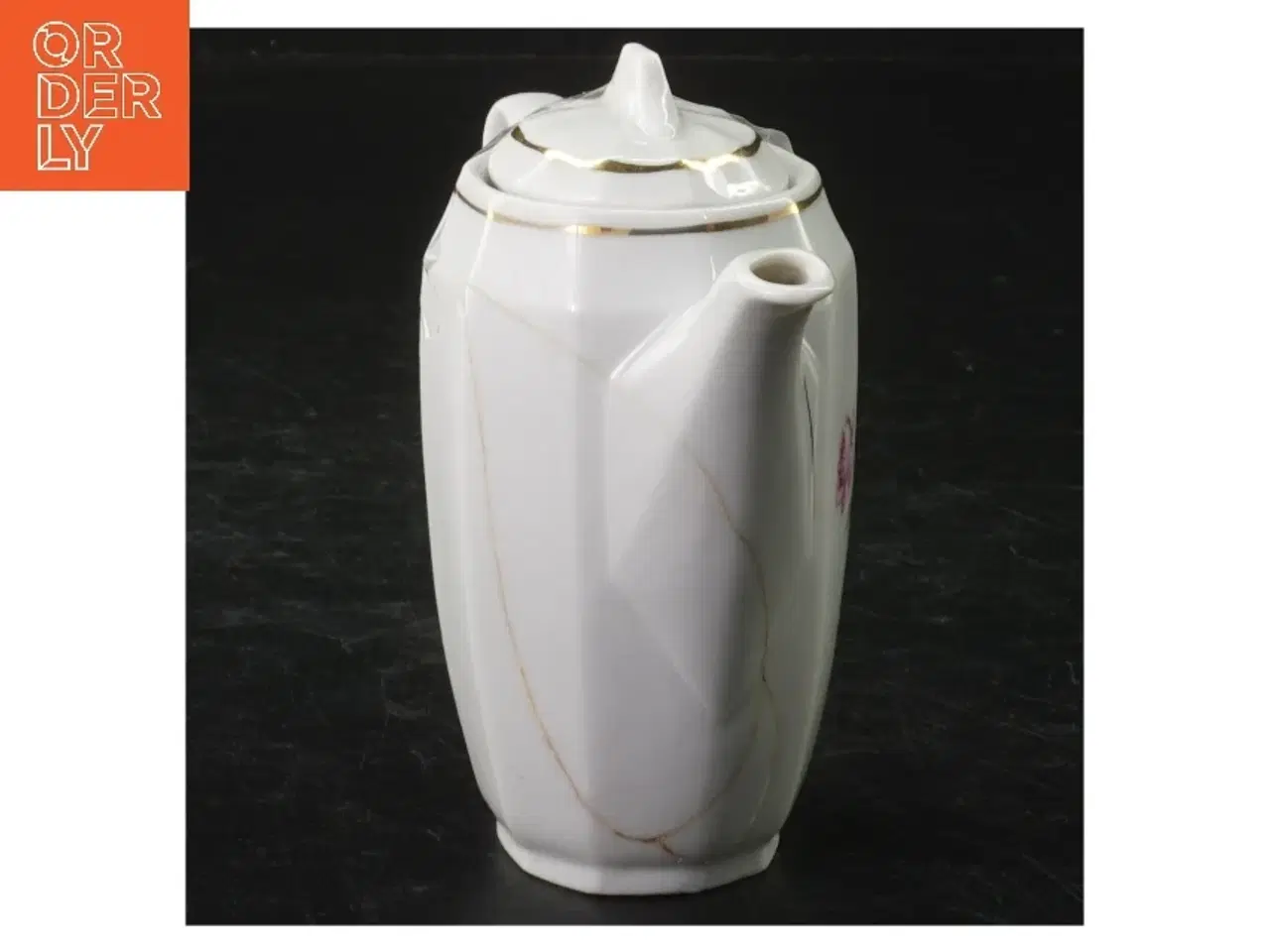 Billede 3 - Porcelæn dukkestel (str. Højde af te kande. 11 cm)