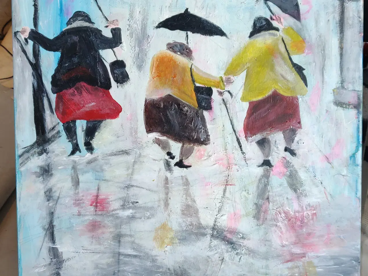 Billede 1 - Festligt maleri 50x70