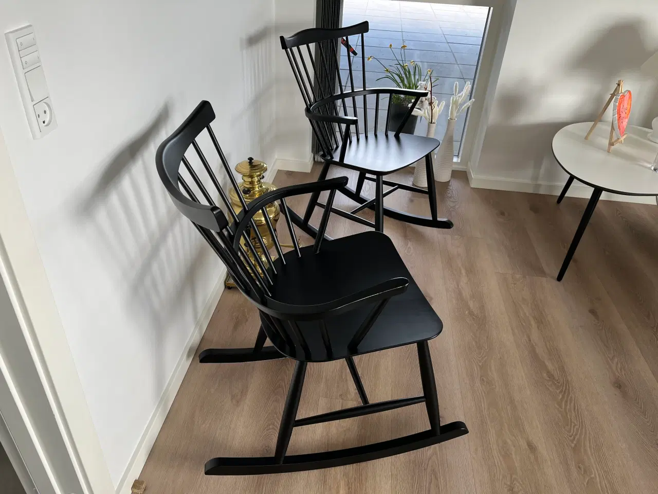 Billede 6 - 2 FDB J52G-Gyngestole i farven Black.