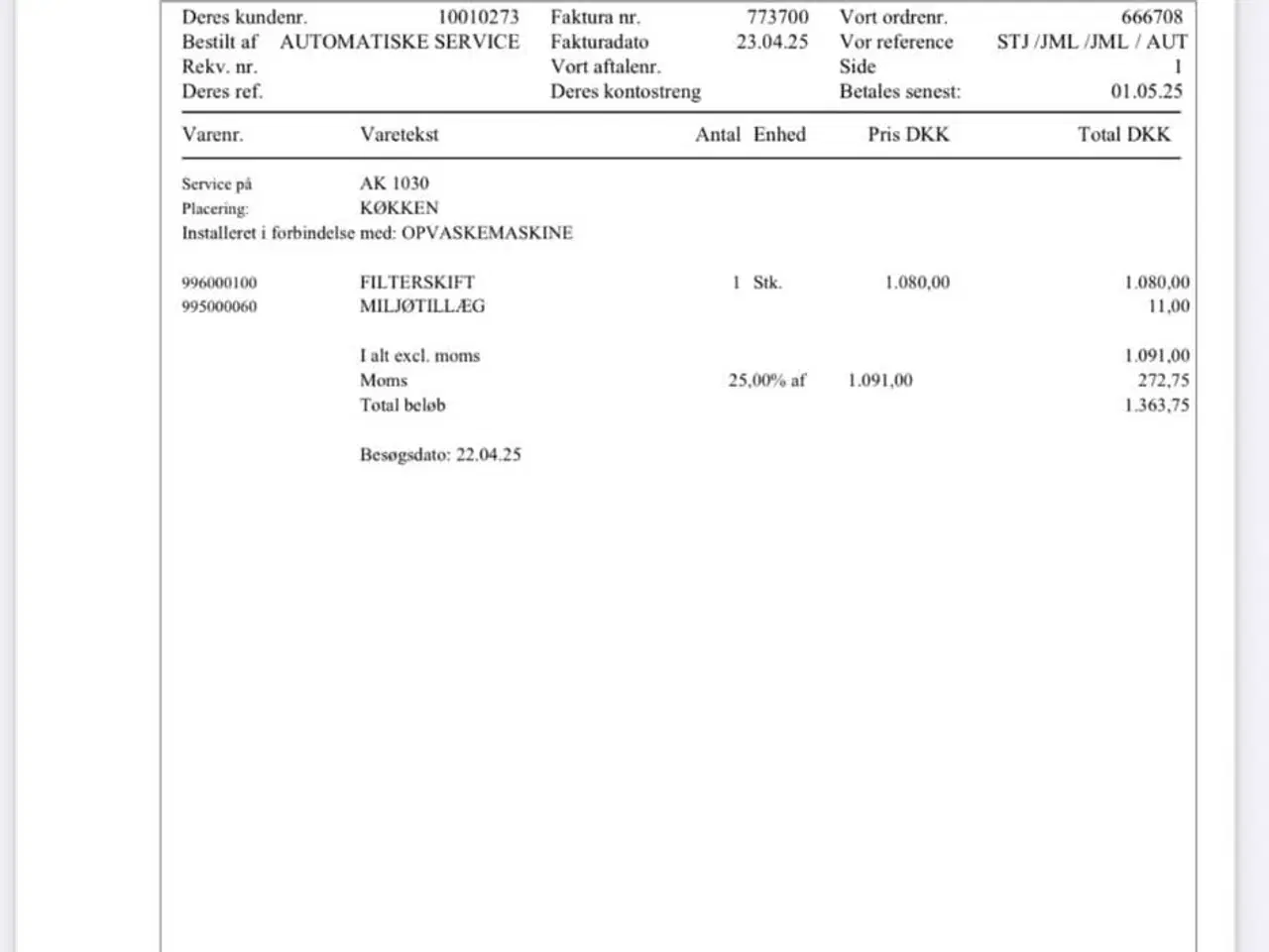 Billede 4 - Opvasker *(STADIG GARANTI)* fra Fagor m. Bwt beh.