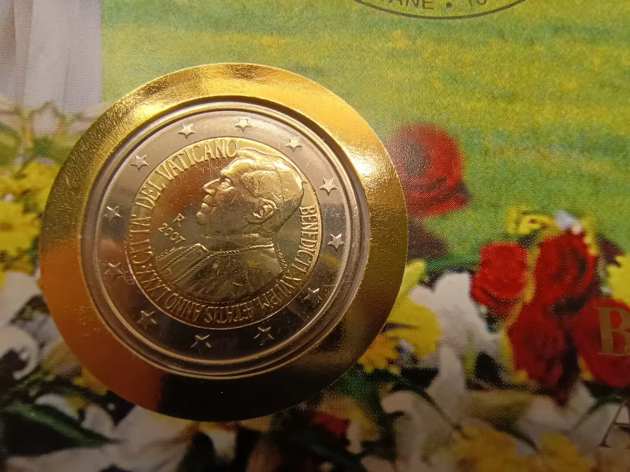 Billede 7 - Vatikanets 2 Euro 2007 erindringsmønt