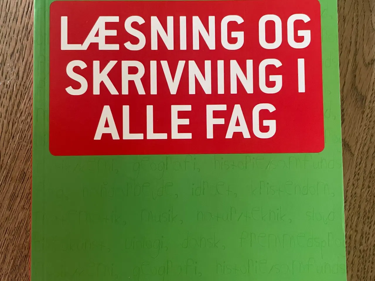 Billede 1 - Læsning og skrivning i alle fag
