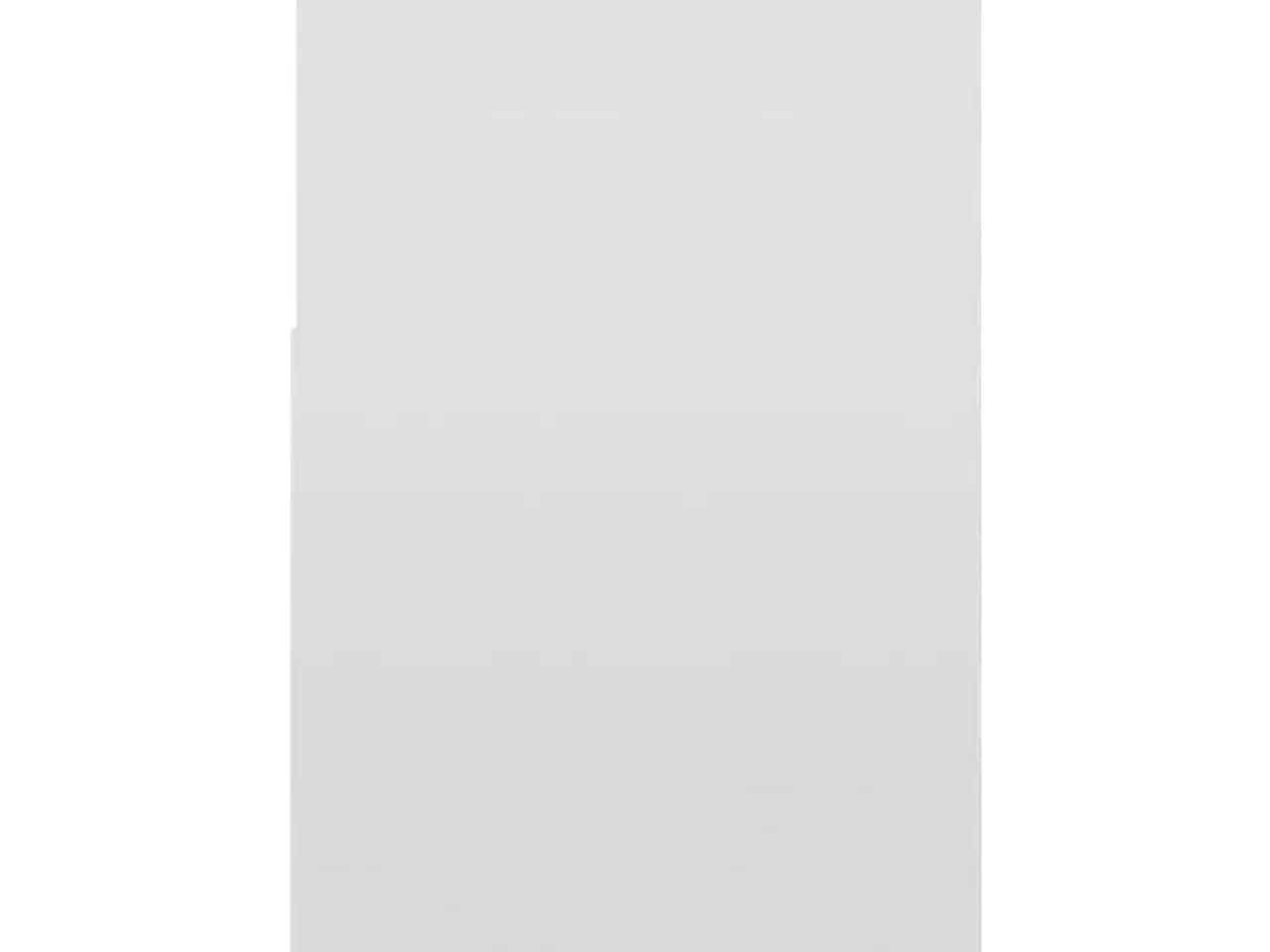 Billede 10 - Badeværelsesskab 60x33x61 cm spånplade hvid højglans