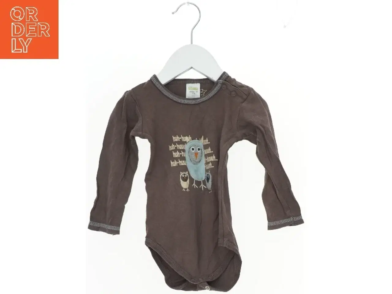 Billede 1 - Brun bodystocking med ugler fra Friends (str. 80)