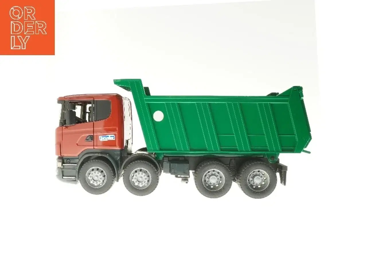 Billede 1 - Scania legetøjslastbil med grønt lad fra Scania (str. 55x17,5 cm)