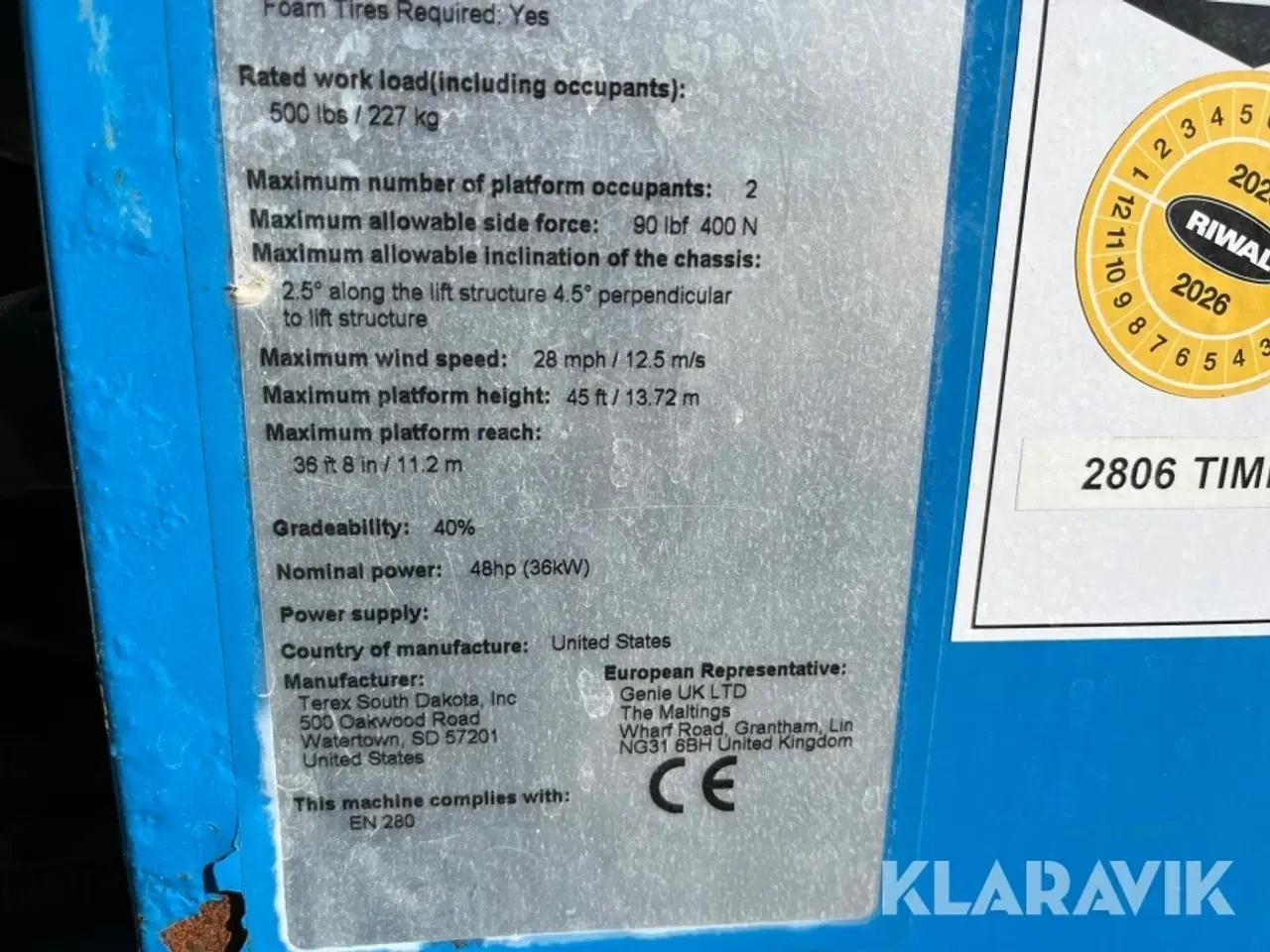 Billede 8 - Bomlift Genie S-45