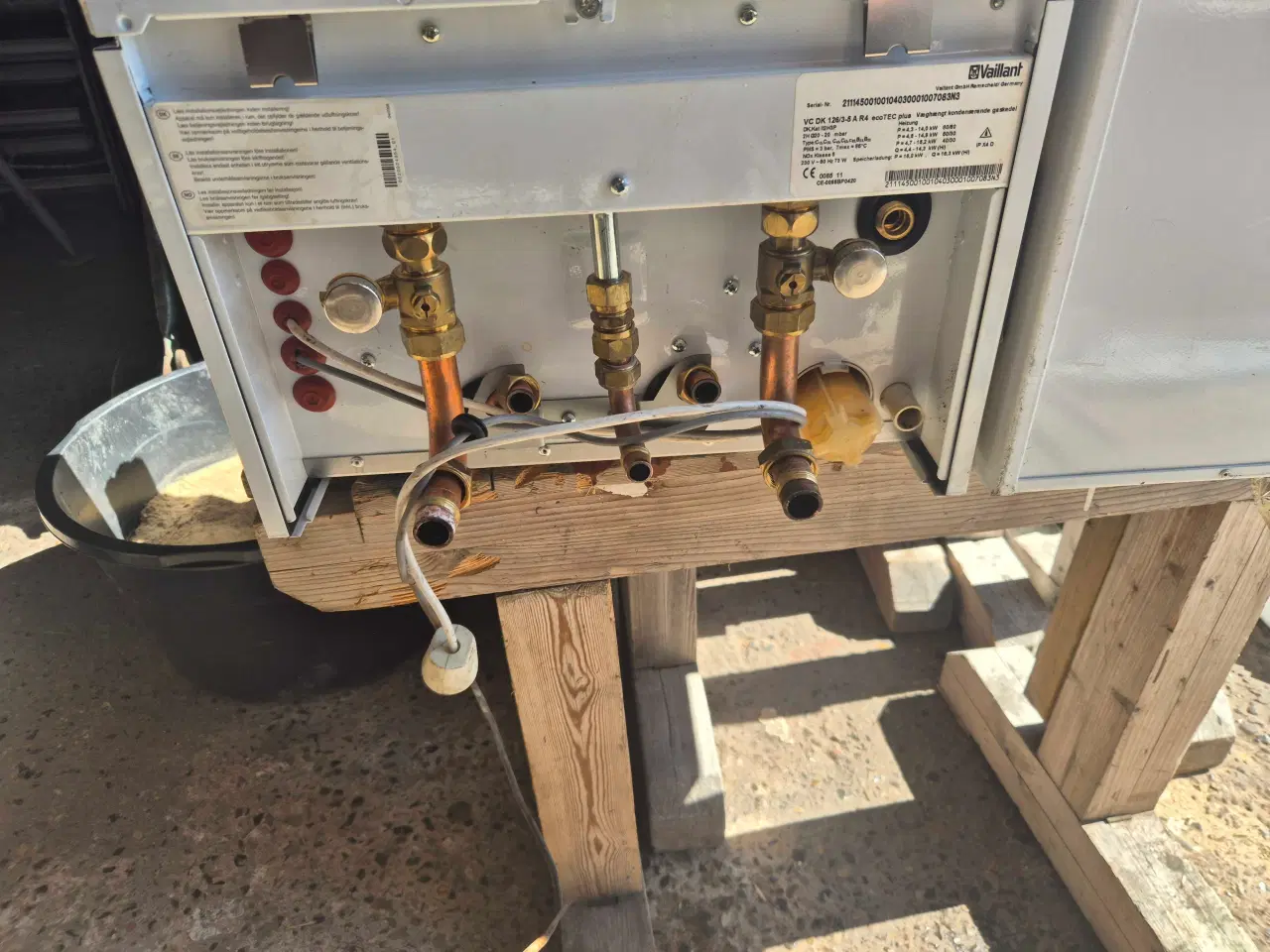 Billede 7 - Vaillant gasfyr med 70 liter vvb 