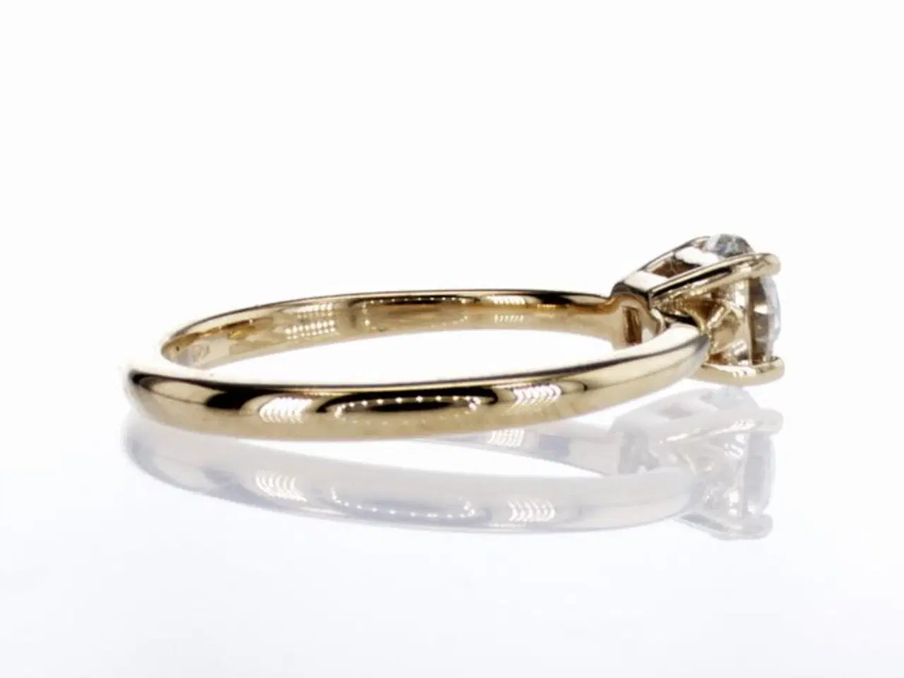 Billede 2 - Naturlig Diamantring 0.76ct