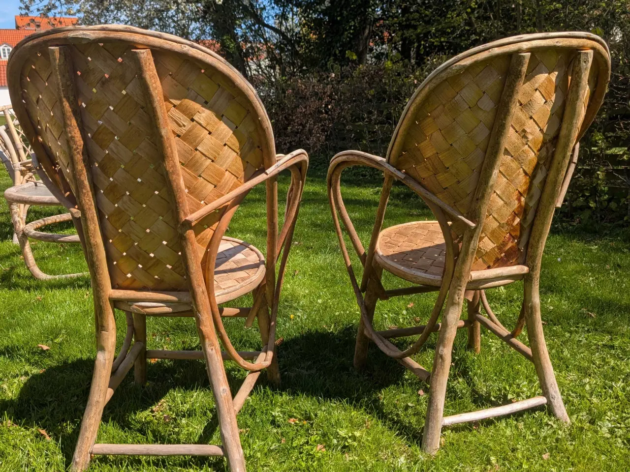 Billede 5 - Flotte fletstole 2 stk 