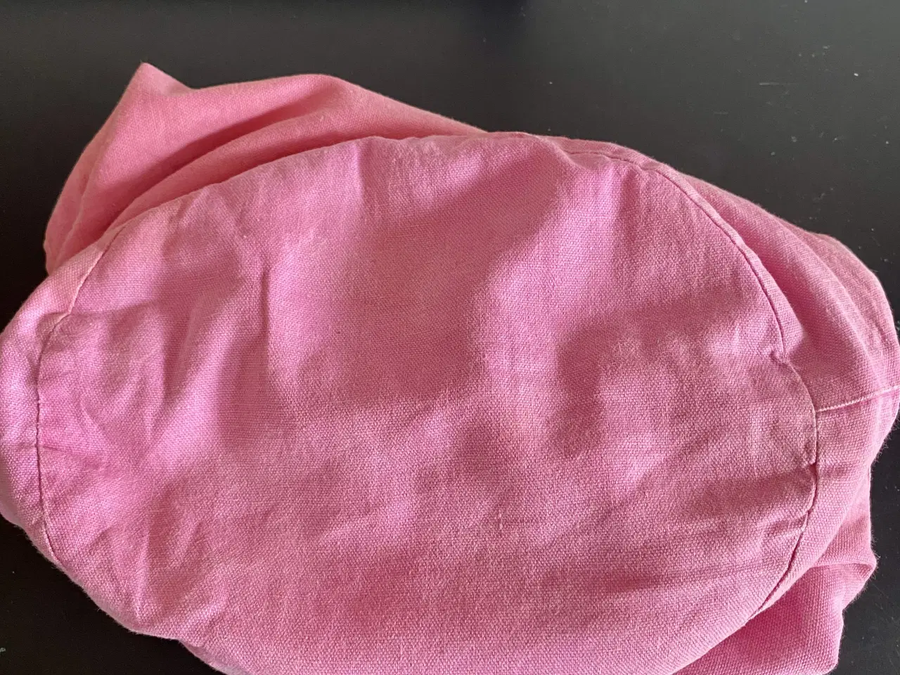 Billede 4 - Lyserød stof kurv med fugle