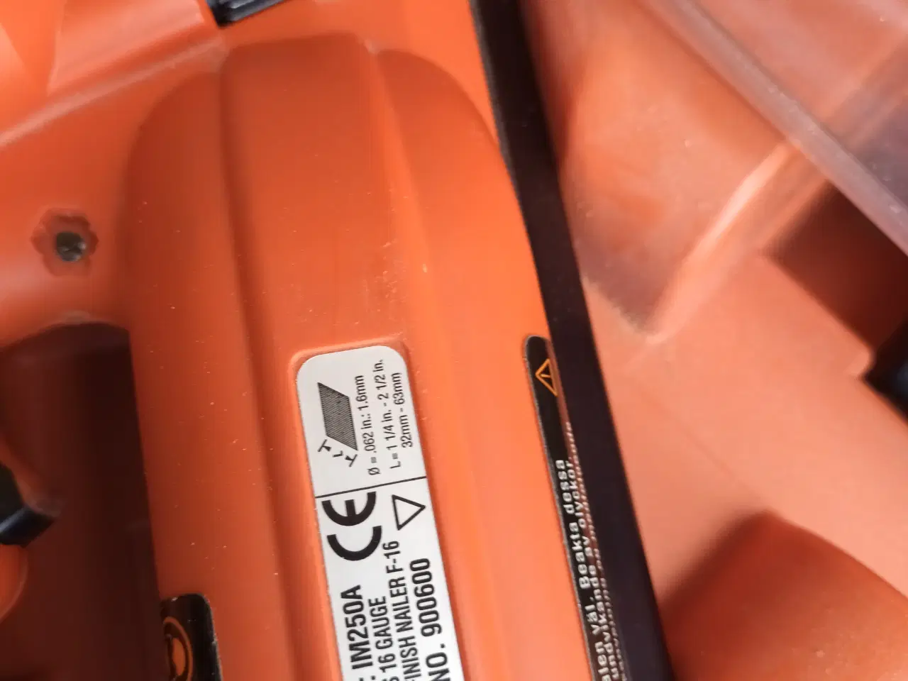 Billede 3 - Paslode stiftpistol til skråtstillet stifter