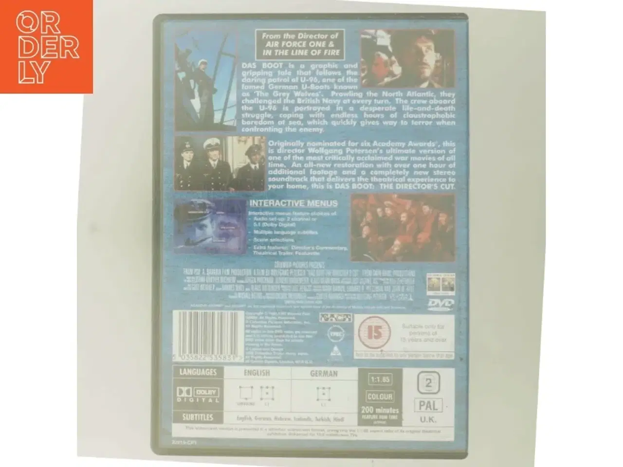 Billede 3 - Das Boot: The Director's Cut (DVD)