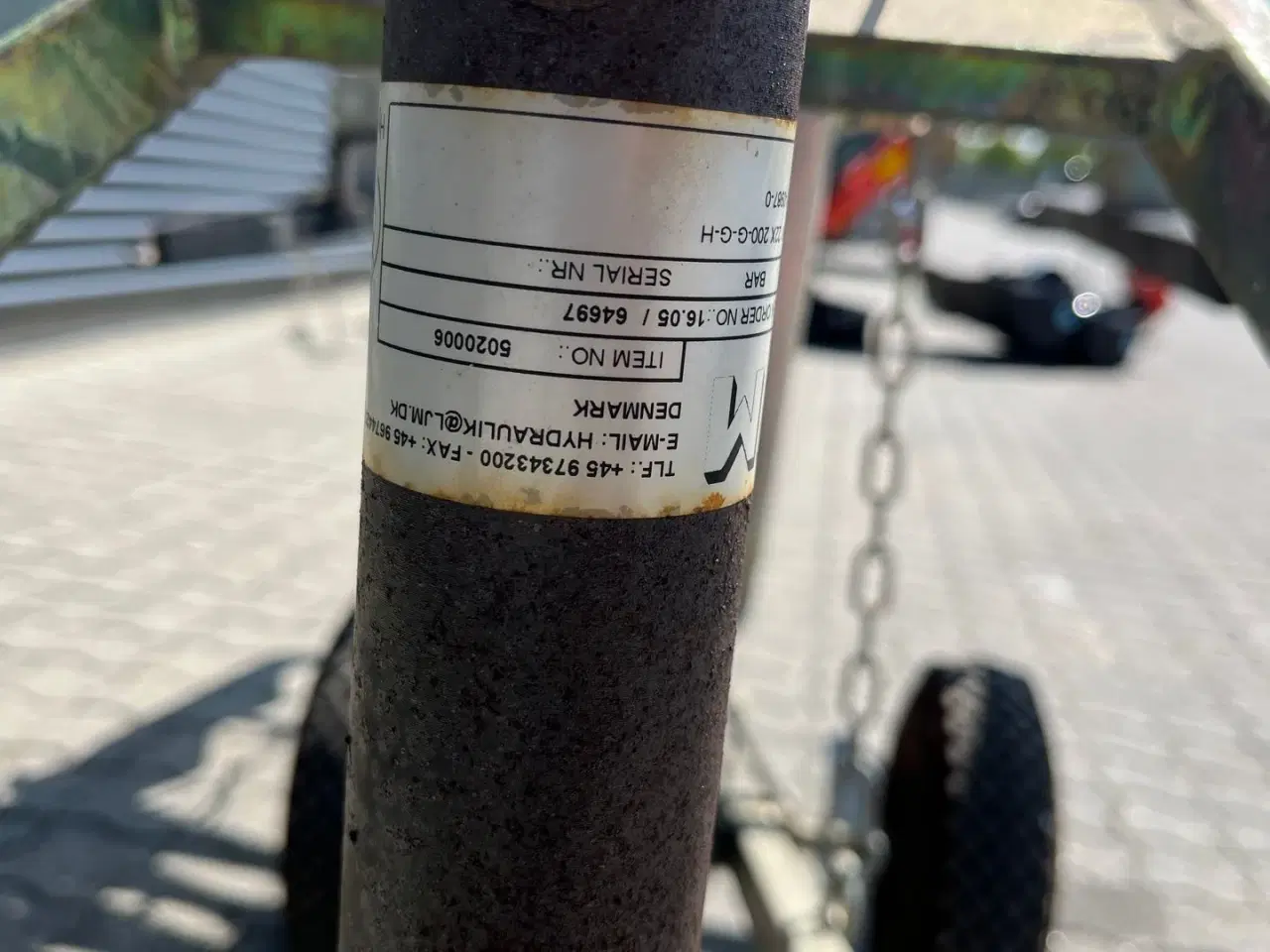 Billede 7 - - - - Stor flise ligger vogn til sf sten mm.