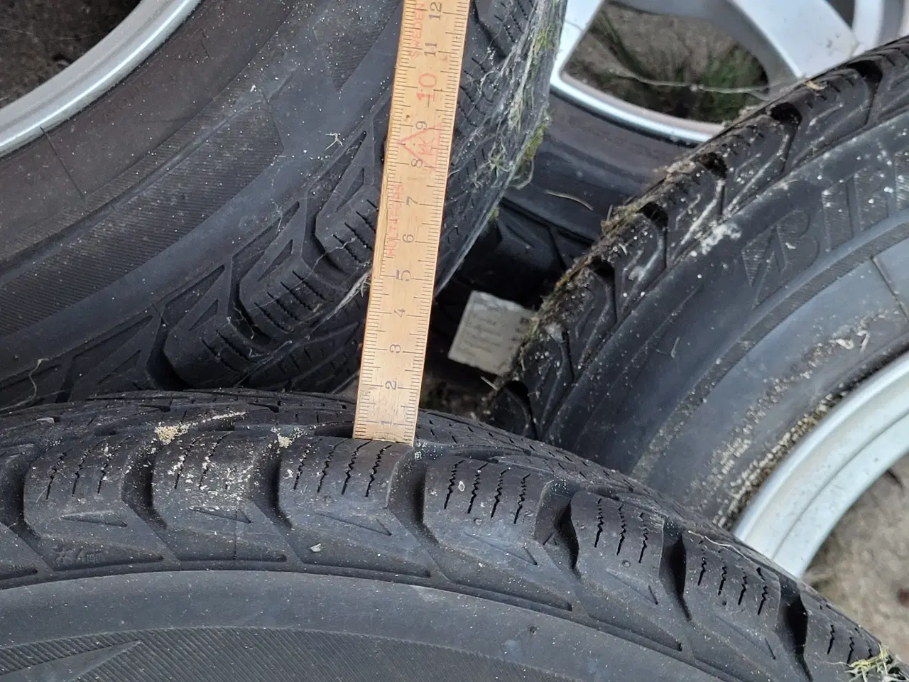 Billede 3 - Alufælge med vinterdæk