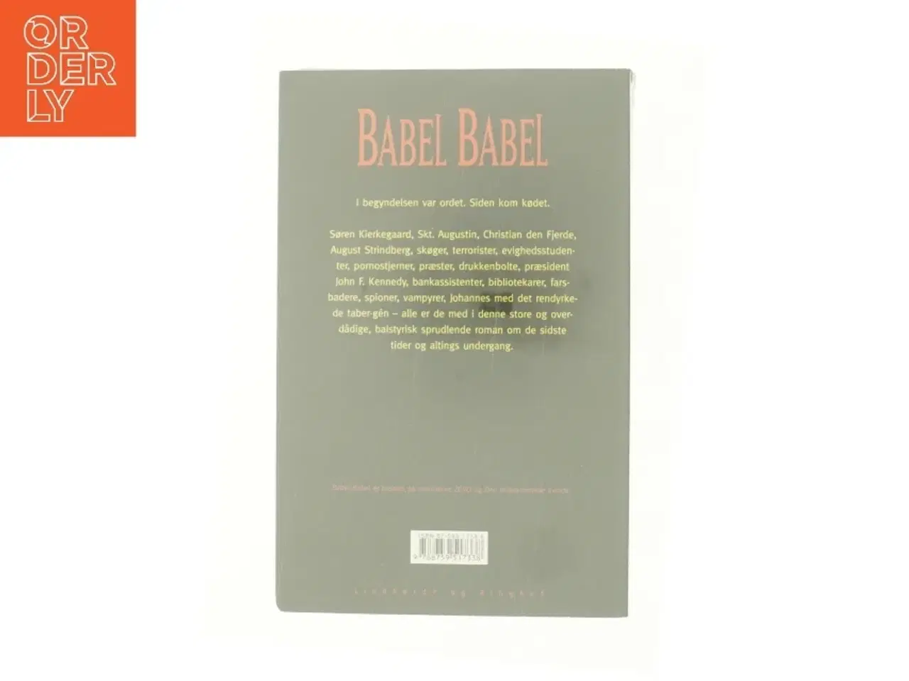 Billede 2 - Babel Babel af Peter Rønnov-Jessen (Bog)