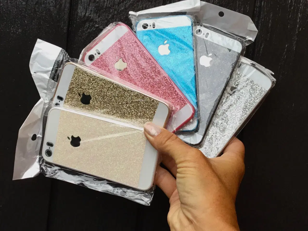 Billede 8 - Glimmer cover til iPhone 5 5s SE 6 6s