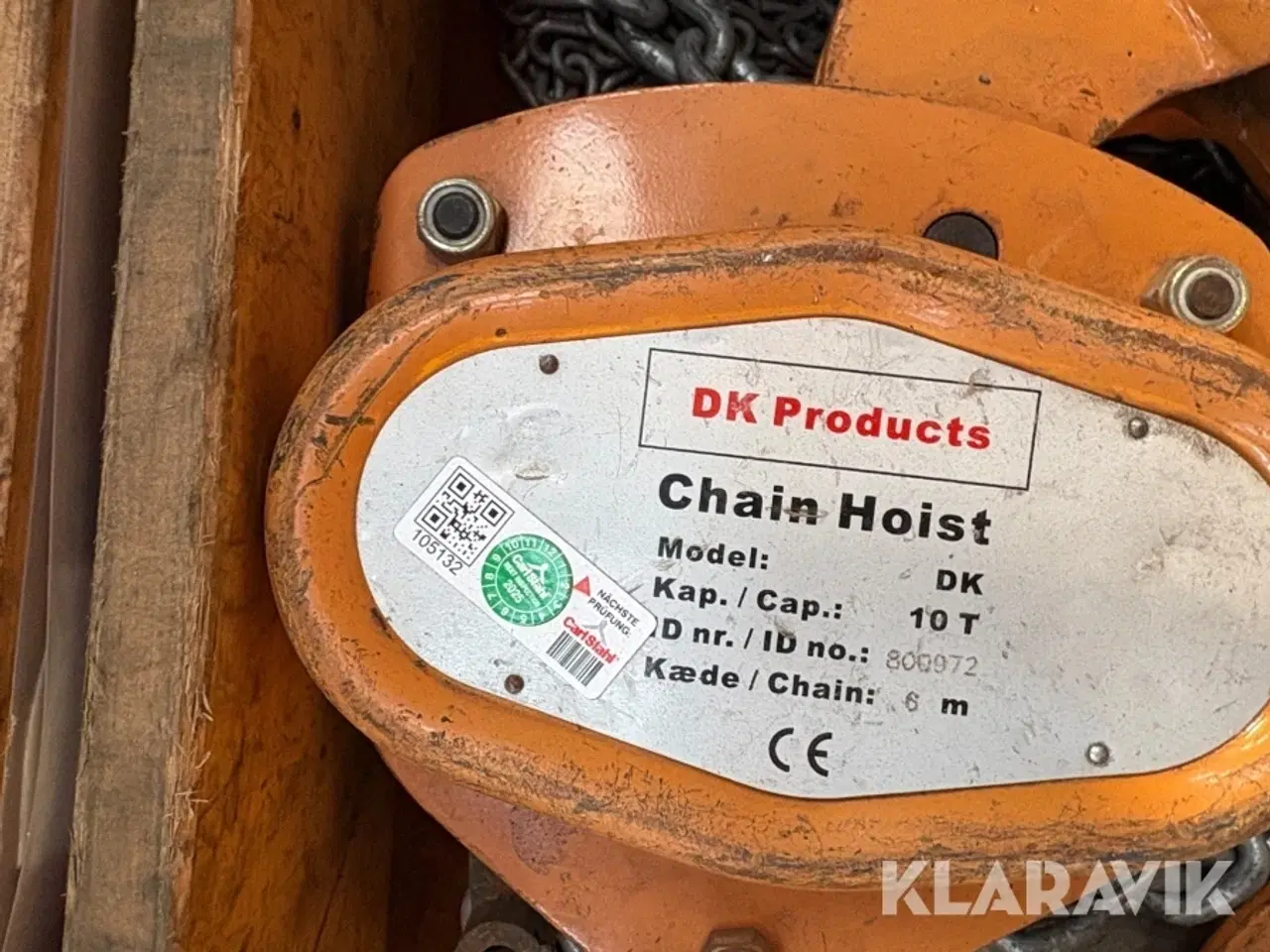 Billede 12 - Krantaljer DK Products Chain hoist 2 enheder - 10T