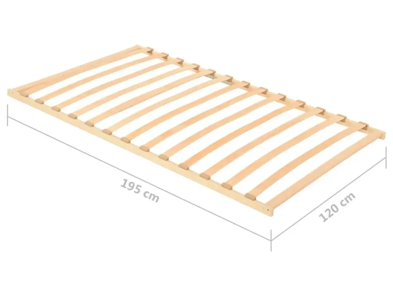 Billede 7 - Lamelbund med 13 lameller 120x200 cm