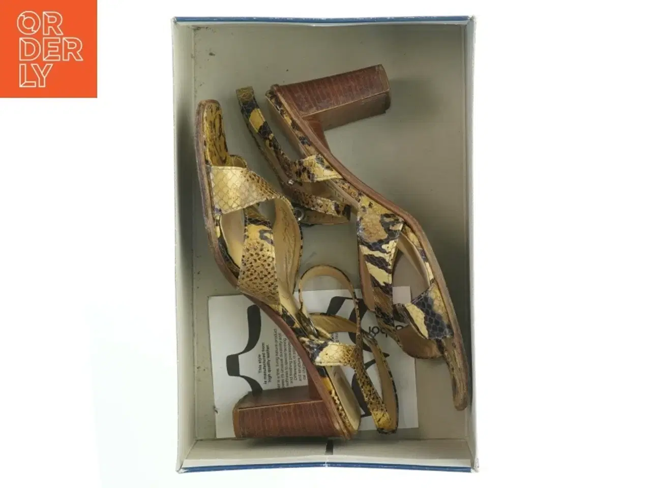 Billede 8 - Slangeskinds sandaler med hæl fra Gabor (str. 41 )