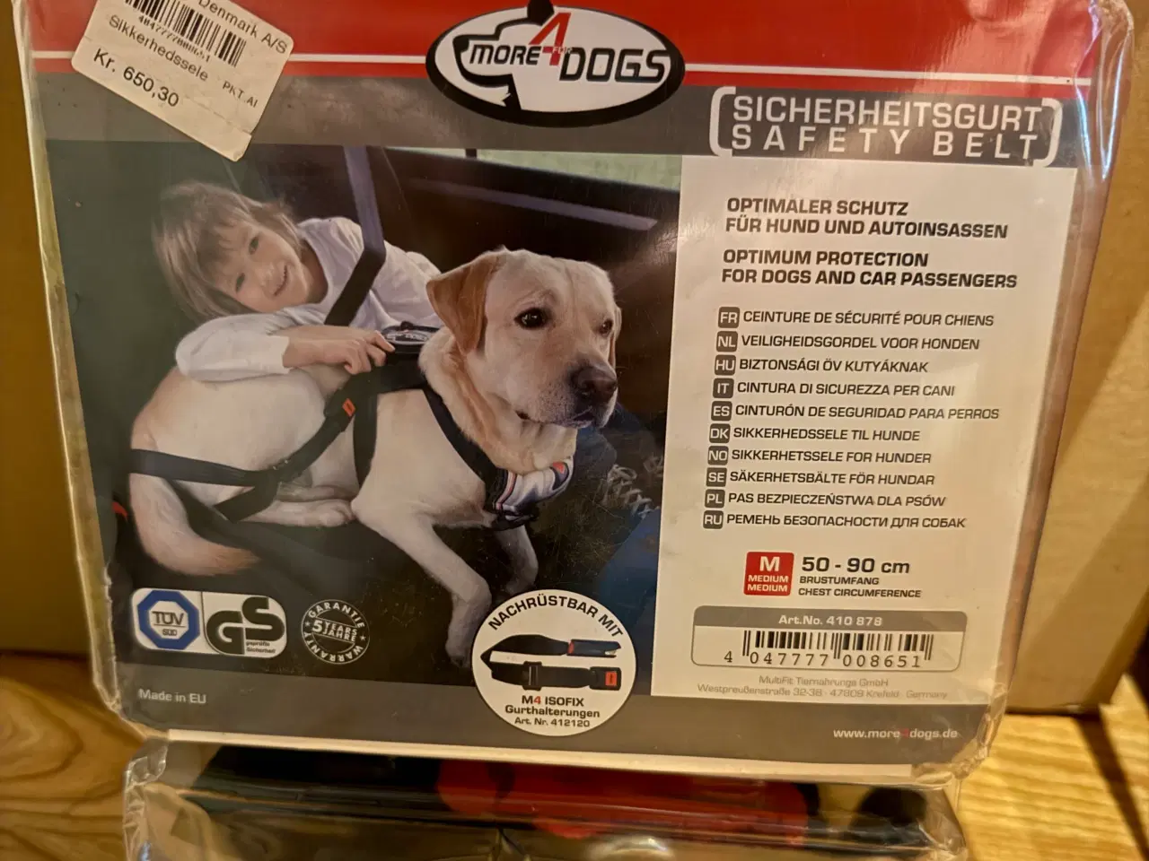 Billede 1 - Hunde sikkerhedssele